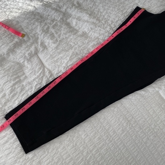 ORVIS Womens Cozy Stretch Leggings Black Color Soft Wide Waistband Size L - Picture 9 of 12